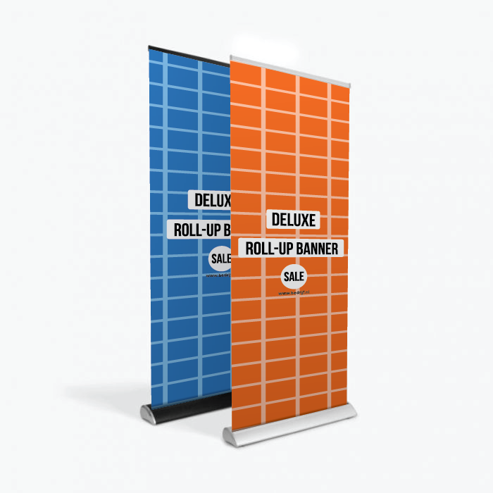 Deluxe roll-up banner