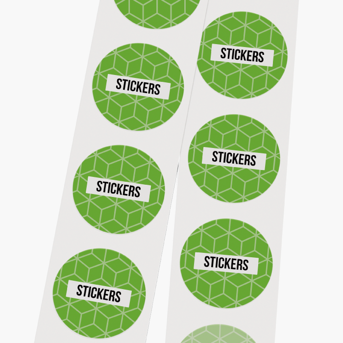 Stickers op rol